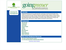 Tablet Screenshot of greenrestaurants.org